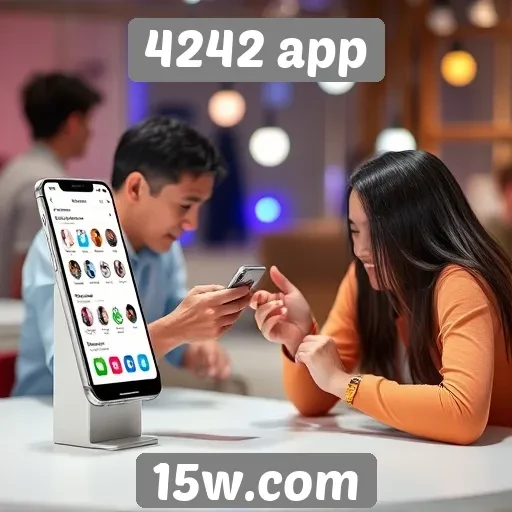 Interatividade em tempo real é destaque no 4242 app
